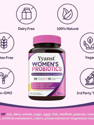 Cranberry Prebiotics Capsules for Women