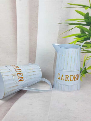 Handmade Retro Iron Kettle Planter