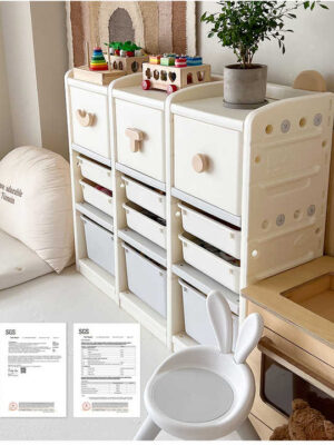 MIGO BEAR Kids Toy Storage Cabinet