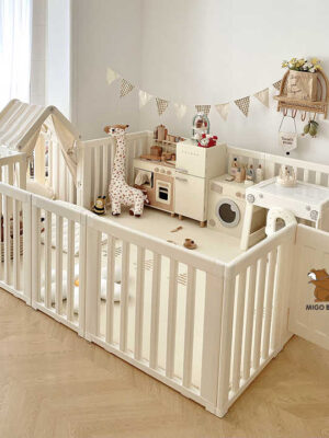 MIGO Bear Kids Playpen Storage Set