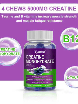 Creatine Monohydrate Energy Boost Gummies