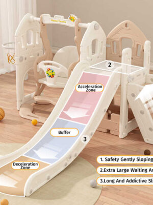 MIGO Bear Kids Playset with Slide