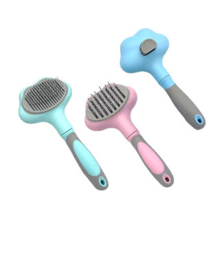 2012 New Pet Grooming Comb Hair Removal Comb Massage Comb Dog Cat Hair Removal Comb Automatic Unknotting Comb Cross-border