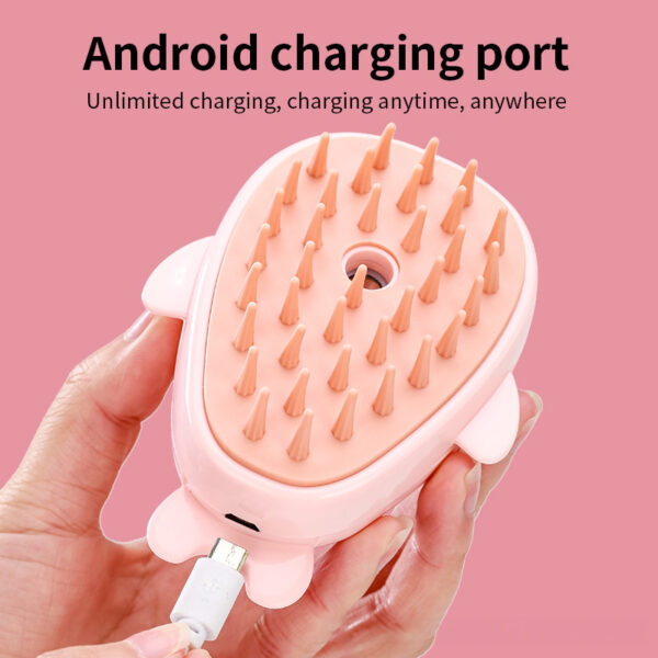 3-in-1 Rechargeable Pet Steam Brush
