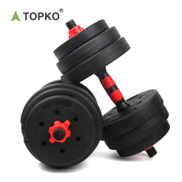 1 Adjustable Cement Dumbbell Set