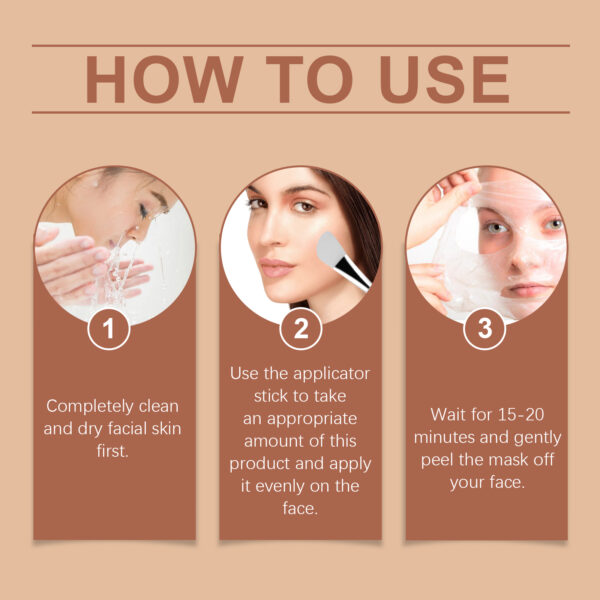 546530811 Collagen Peel Peel Mask Moisturizes, Hydrates, Moisturizes, Anti-Wrinkle And Brightening Skin Peel Mask