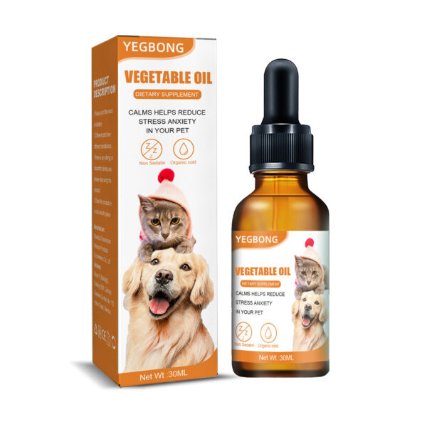 546378698 Cat And Dog Care Essence, Pet Cat And Dog Enhance Health Eat Care Sesame Seed Oil Essence