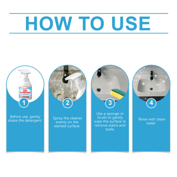 546375463 Bathroom Cleaner, Clean Bathroom Glass Door Bathtub To Remove Stains And Water Stain Cleaning Cleaner