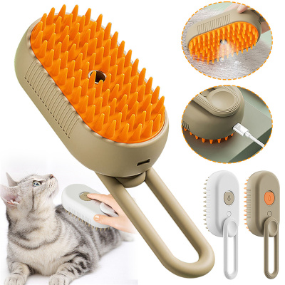 546379436 Cat Steam Brush Steamy Dog Brush 3 In 1 Electric Spray Cat Hair Brushes For Massage Pet Grooming Comb Hair Removal Combs Pet Pro