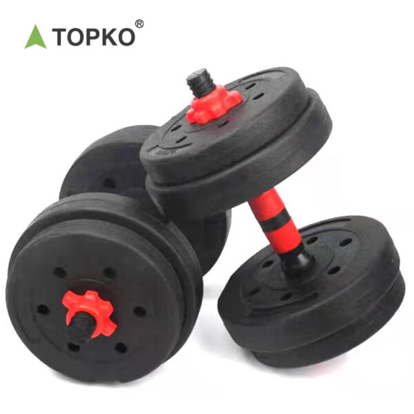 3 Adjustable Cement Dumbbell Set