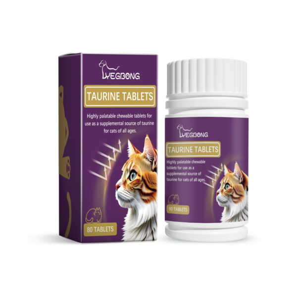 546379879 Compound Taurine Tablets For Cats Nutritional Supplement Multi-Dimensional Taurine Tablets For Cats