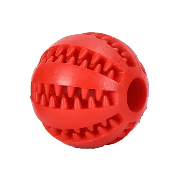546378477 Dog Toy Ball Interactive Rubber Balls Puppy Chewing Toys Pet Tooth Cleaning Ball Cats Pets Food Treat Feeder Silicone Balls Toy