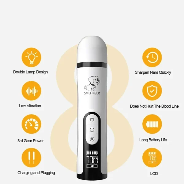 546379115 Electric Dogs Nail Polisher Wheel Replacement Grinding Head Pet Nail Grinder Head Trimmer Clipper Pet Paws Grooming Supplies