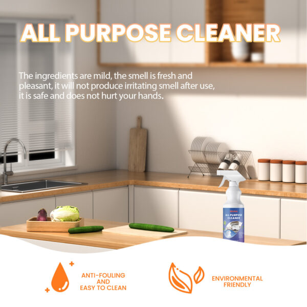 546375120 All Purpose Cleaner, Kitchen Range Hood Tile Wall Stubborn Oil Multi-Functional Detergent Detergent