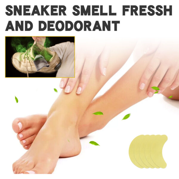546374340 Stop Odor Shoe Deodorant Patch, Shoes Deodorant Fresh Clean Odor Absorbent Foot Sweat Insole
