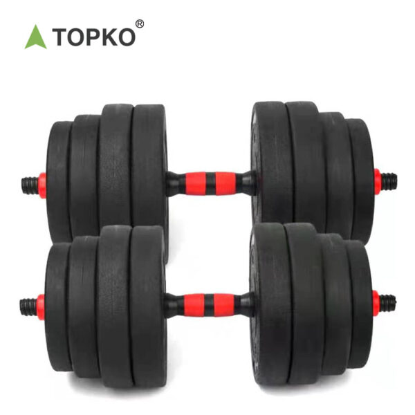 4 Adjustable Cement Dumbbell Set