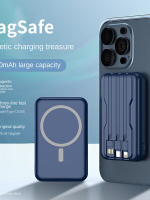 10000mAh Portable Magnetic Power Bank Wireless Charger