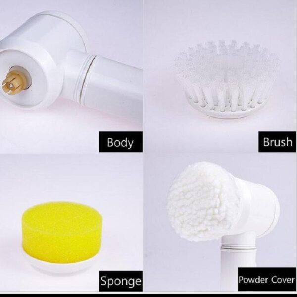 546375923 Handheld Electric Cleaning Brush for Bathroom Tile and Tub Kitchen Washing Tool
