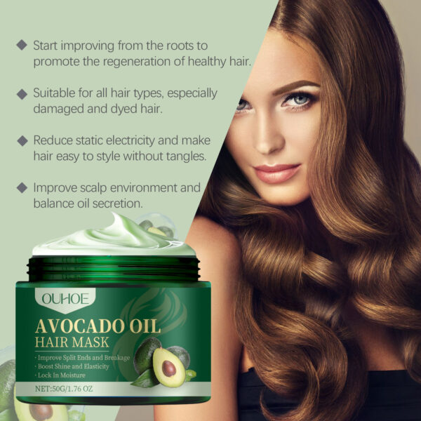 546519964 Avocado Oil Hair Mask Gently Hydrates And Nourishes Dry Hair