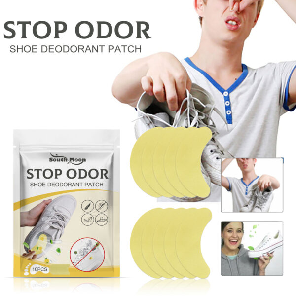 546374338 Stop Odor Shoe Deodorant Patch, Shoes Deodorant Fresh Clean Odor Absorbent Foot Sweat Insole