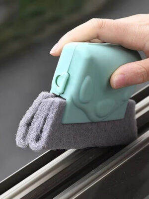 Household Cleaning Window Door Groove Dust Brush Cleaning Tool Gap Window Sill Dead Corner Sweep Groove Sponge Brush