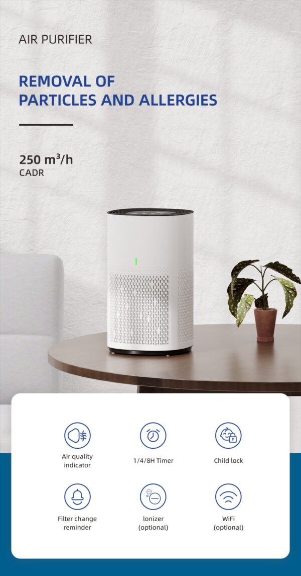 6 3-in-1 Portable Air Purifier