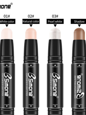 Double-Ended Highlighting Stick Concealer Nose-Shadow Highlighter To Fix Spots Side Shadow Highlighter Stick