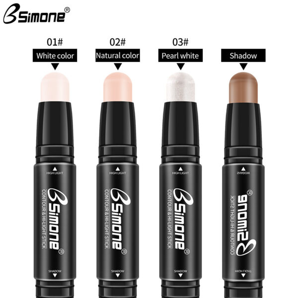 546522938 Double-Ended Highlighting Stick Concealer Nose-Shadow Highlighter To Fix Spots Side Shadow Highlighter Stick