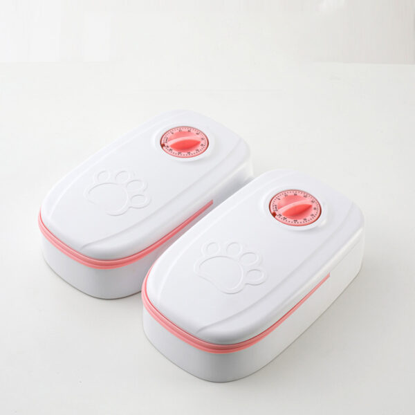 546379208 Detachable And Easy-to-clean Automatic Cat Feeder With Timed And Quantitative Feeding