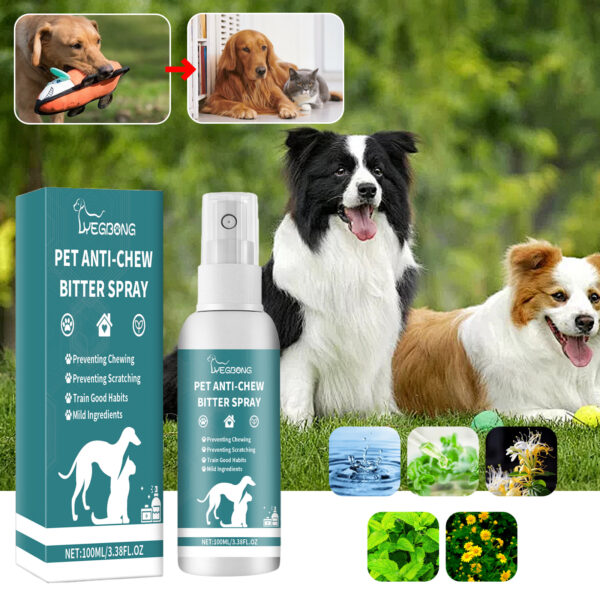 546378794 Corrective Chewing Spray For Pets, Anti-Cat/Dog Scratching Sofa Chewing Pet Behavior Modification Spray