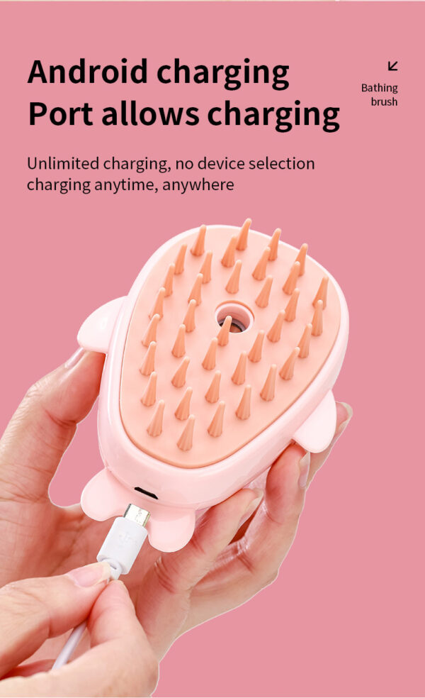 3-in-1 Rechargeable Pet Steam Brush