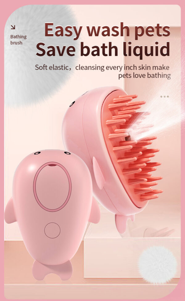 3-in-1 Rechargeable Pet Steam Brush