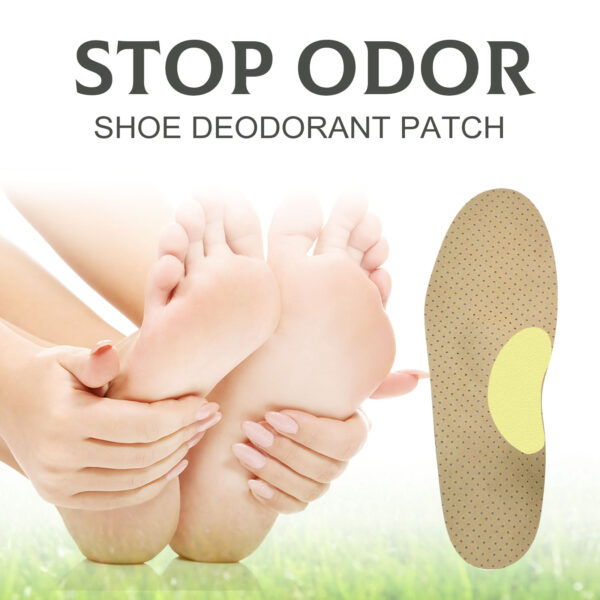 546374339 Stop Odor Shoe Deodorant Patch, Shoes Deodorant Fresh Clean Odor Absorbent Foot Sweat Insole