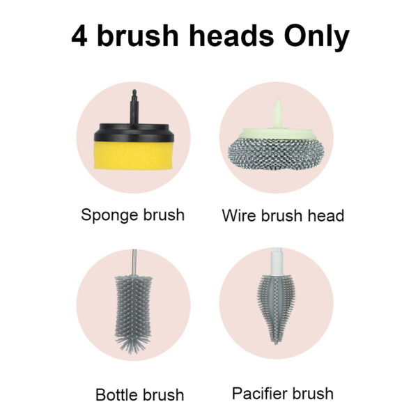 546375768 Electric Cleaning Brush Multifunctional Household Brush Wire Kitchen Toilet Bowl And Shoe Brushing Artifact Automatic Handheld Charging