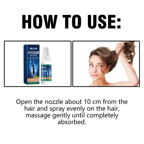 546519852 Ant-Hair Loss Spray, Nourish Hair Repair Dry Strong Hair And Protect Hair Thick Hair