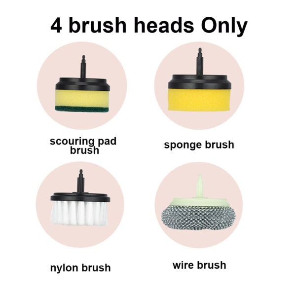 546375775 Electric Cleaning Brush Multifunctional Household Brush Wire Kitchen Toilet Bowl And Shoe Brushing Artifact Automatic Handheld Charging