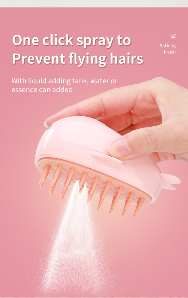 3-in-1 Rechargeable Pet Steam Brush