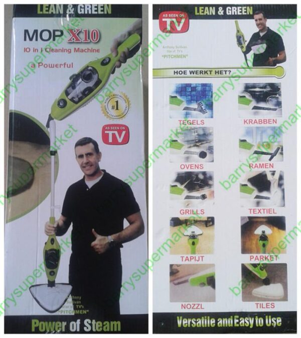 546375919 Unique Design 6in 1 Multifunction Steam Mop X10 Steam Cleaner on TV