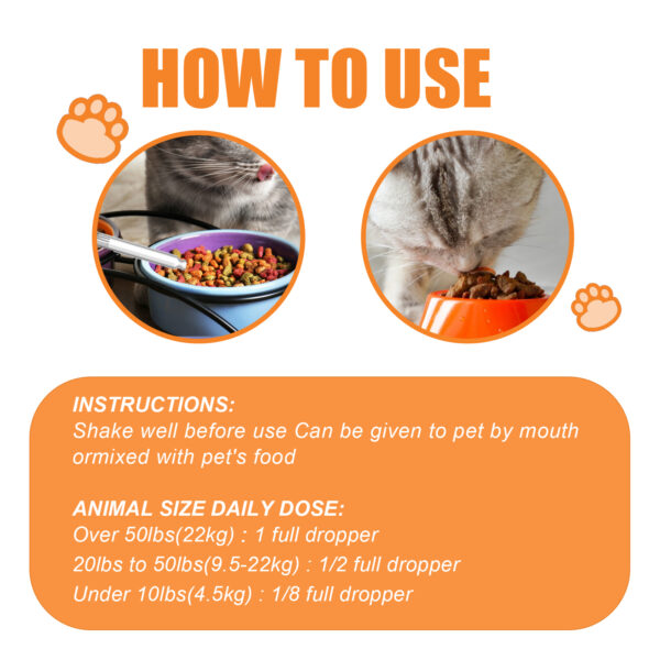 546378702 Cat And Dog Care Essence, Pet Cat And Dog Enhance Health Eat Care Sesame Seed Oil Essence