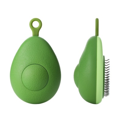 546379475 Cat Brush Hair Remover Cleaning Avocado Shaped Dog Grooming Tool Pet Combs Brush Stainless Steel Needle Pet Cleaning Care