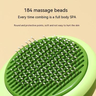 546379472 Cat Brush Hair Remover Cleaning Avocado Shaped Dog Grooming Tool Pet Combs Brush Stainless Steel Needle Pet Cleaning Care