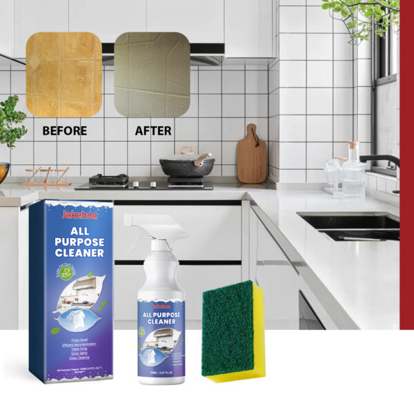 546375119 All Purpose Cleaner, Kitchen Range Hood Tile Wall Stubborn Oil Multi-Functional Detergent Detergent