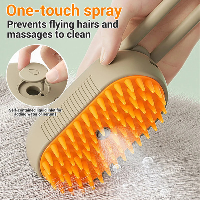546379426 Cat Steam Brush Steamy Dog Brush 3 In 1 Electric Spray Cat Hair Brushes For Massage Pet Grooming Comb Hair Removal Combs Pet Pro
