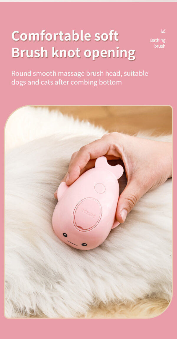 3-in-1 Rechargeable Pet Steam Brush
