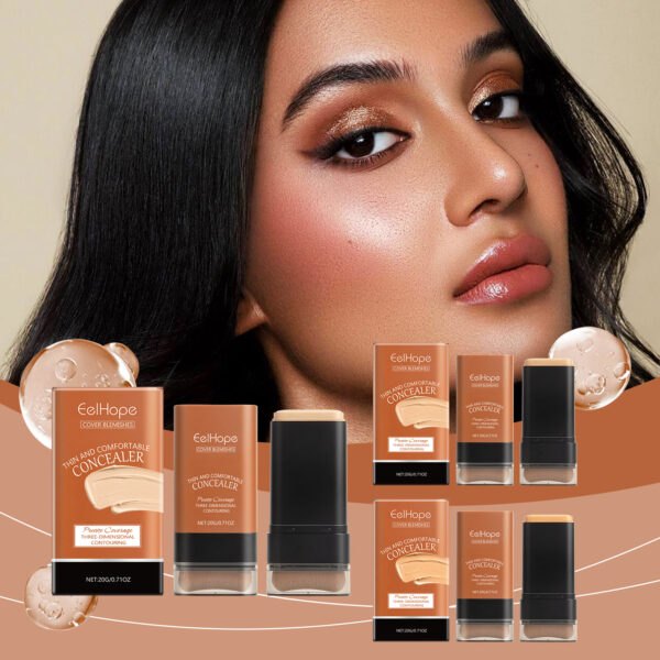 546520923 Clear Concealer Foundation Stick Natural Lightweight Radiance Radiance Radiance Non-Fake White Moisturizing Foundation Stick