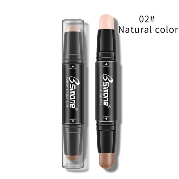 546522942 Double-Ended Highlighting Stick Concealer Nose-Shadow Highlighter To Fix Spots Side Shadow Highlighter Stick