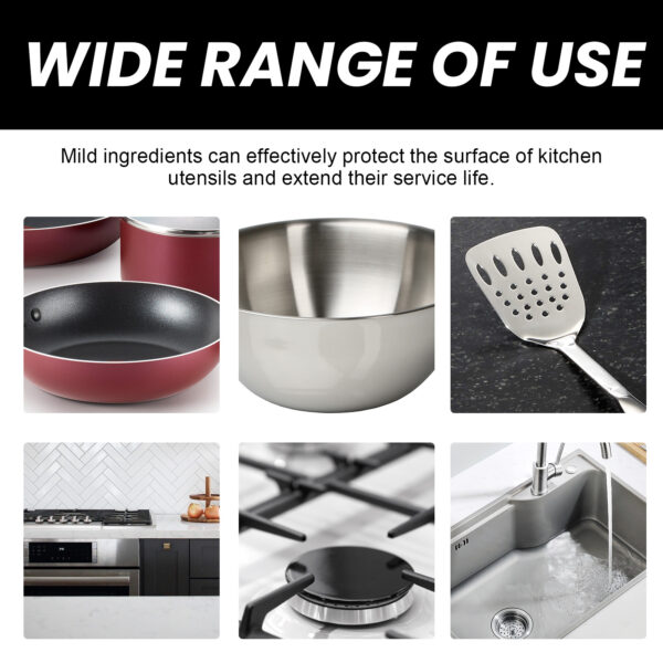 546375170 Cooktop Cleaner Cream, Wash The Kitchen Stove Basin To Remove Oil Stains And Dirt To Remove Black Dirt At The Bottom Of The Pot