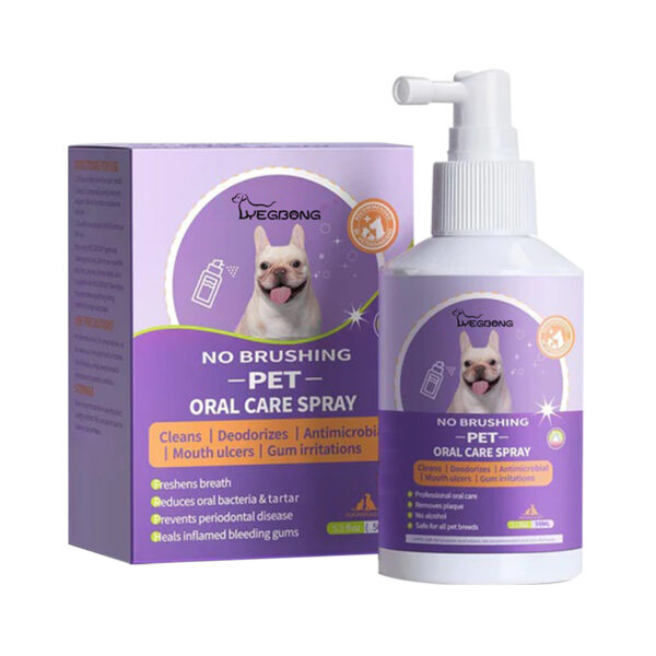 546378733 Dog And Cat Tooth Cleaning Spray, Pet Mouth Cleaning Breath Fresh Deodorizing Cleaning Spray