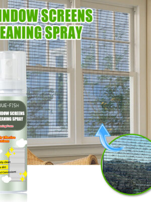 Window Cleaning Spray, Window Screen Cleaning Strong Decontamination Oil Stain Clean Bright Foam Spray