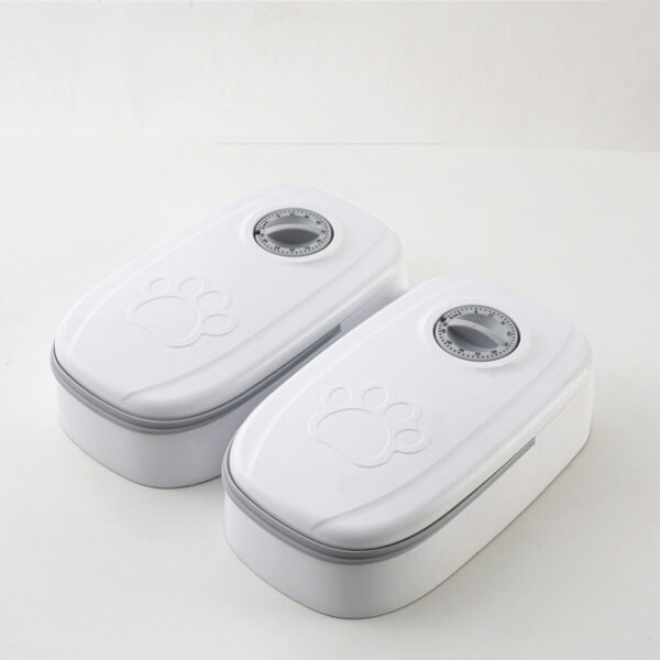 546379210 Detachable And Easy-to-clean Automatic Cat Feeder With Timed And Quantitative Feeding
